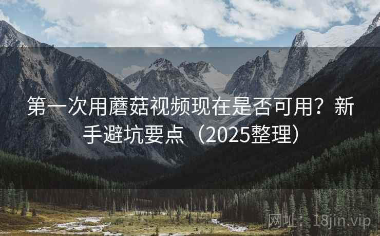 第一次用蘑菇视频现在是否可用？新手避坑要点（2025整理）
