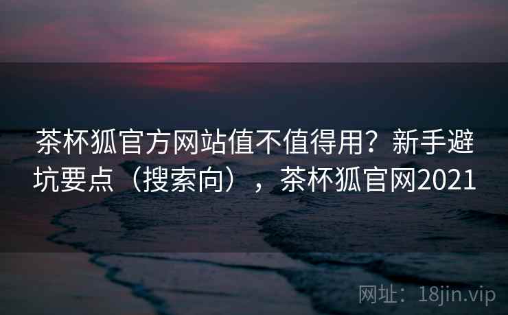 茶杯狐官方网站值不值得用？新手避坑要点（搜索向），茶杯狐官网2021