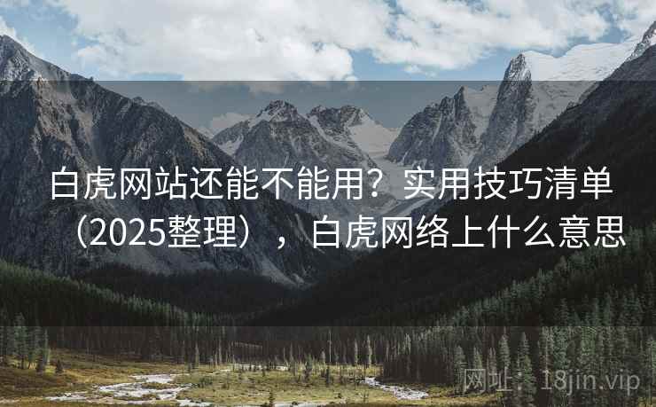 白虎网站还能不能用？实用技巧清单（2025整理），白虎网络上什么意思