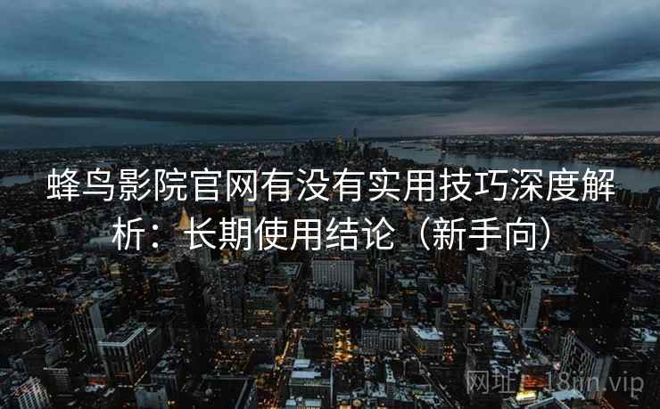 蜂鸟影院官网有没有实用技巧深度解析：长期使用结论（新手向）